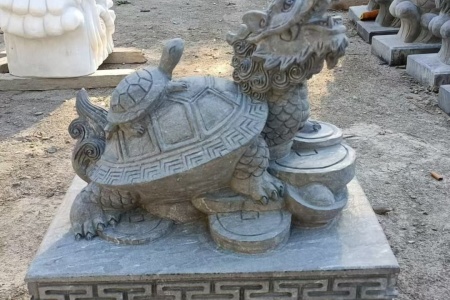 石雕龍龜 