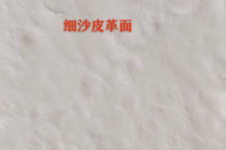 白沙細沙皮革面