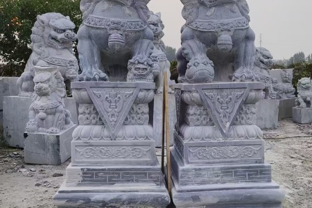 石獅子 石雕大象 石雕臥牛 石雕麒麟 石雕龍龜