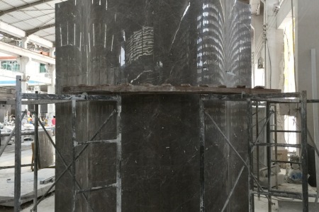 大理石圓柱羅馬柱弧形板雙弧板南斯拉夫白爵士白雅士白水晶白酒店大堂別墅整石外墻