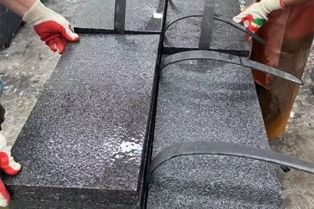 廣西芝麻黑火燒地鋪石