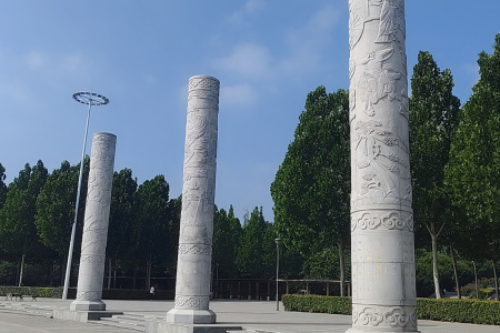 石雕龍柱 文化柱 定制安裝 ??:13963761592微信同號(hào)