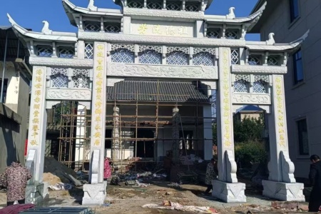 石牌坊 村口石牌坊 景區(qū)石牌坊
