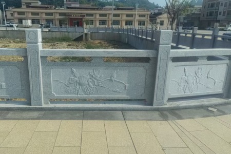 雕刻河道欄桿