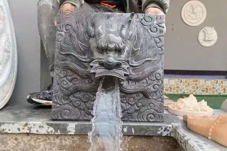 園林水景雕刻案例