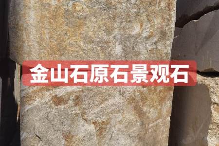 金山石原石景觀石