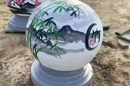 擋車石球