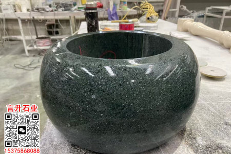 黃桂綠石材異形加工定制綠色系石材