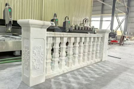 漢白玉方料工藝雕刻