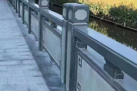廣西青石河道欄桿寺院欄桿雕刻欄桿
