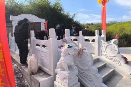 漢白玉墓碑