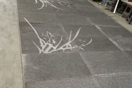 芝麻黑拉絲面