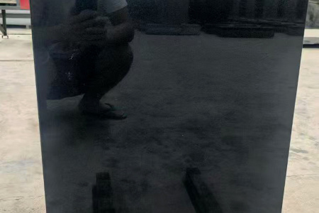 柬埔寨黑黑細花墓碑料