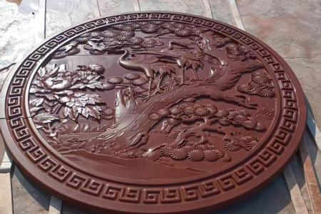 紅砂巖浮雕