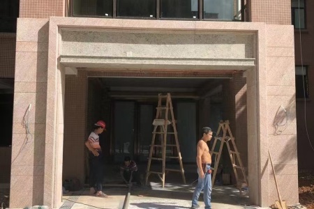 條紋繡掛墻案例