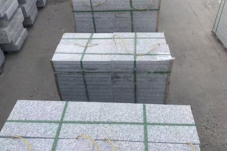 珍珠灰小鐵灰火燒面廣場地鋪石