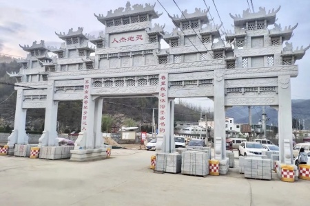 石牌坊 石牌樓 農(nóng)村石牌坊 景區(qū)石牌坊 寺院山門牌坊 宗祠陵園墓地石牌坊13963761592