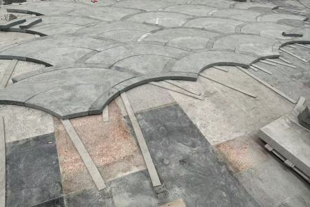 灰麻地鋪石