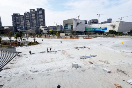 廣州南沙體育館廣場提升工程