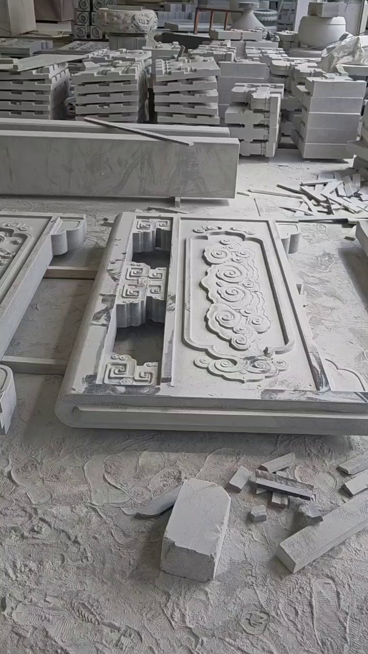 石雕石欄桿石雕護(hù)欄圍擋圍欄雕花石欄桿河道欄桿寺廟欄桿圍欄護(hù)欄