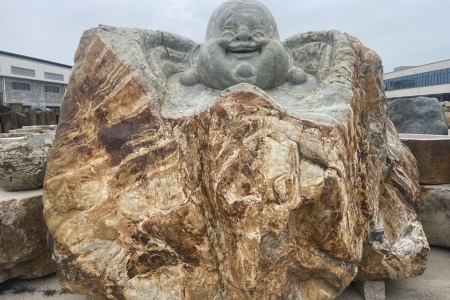 自然石雕刻