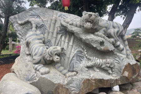 自然石雕刻