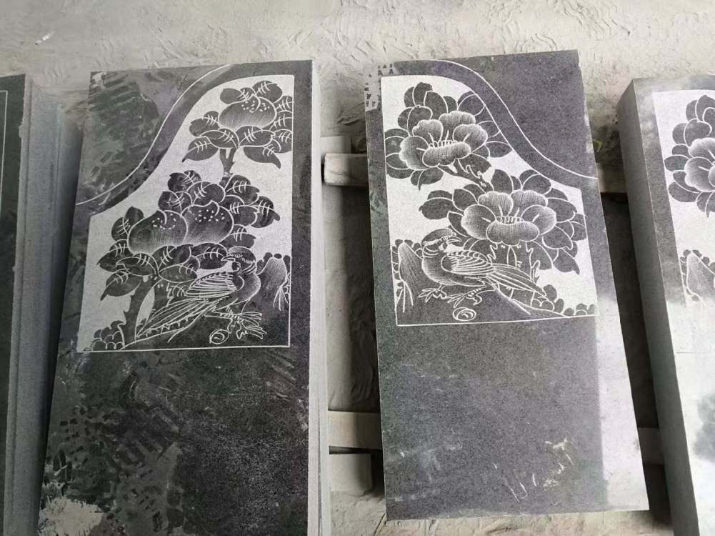 芝麻黑影雕雕刻